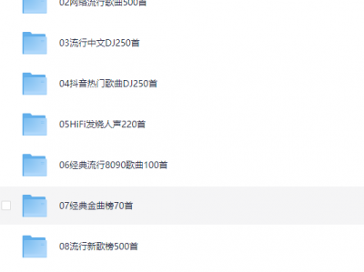 2024车载U盘，无损高音质Mp3格式【41GB】